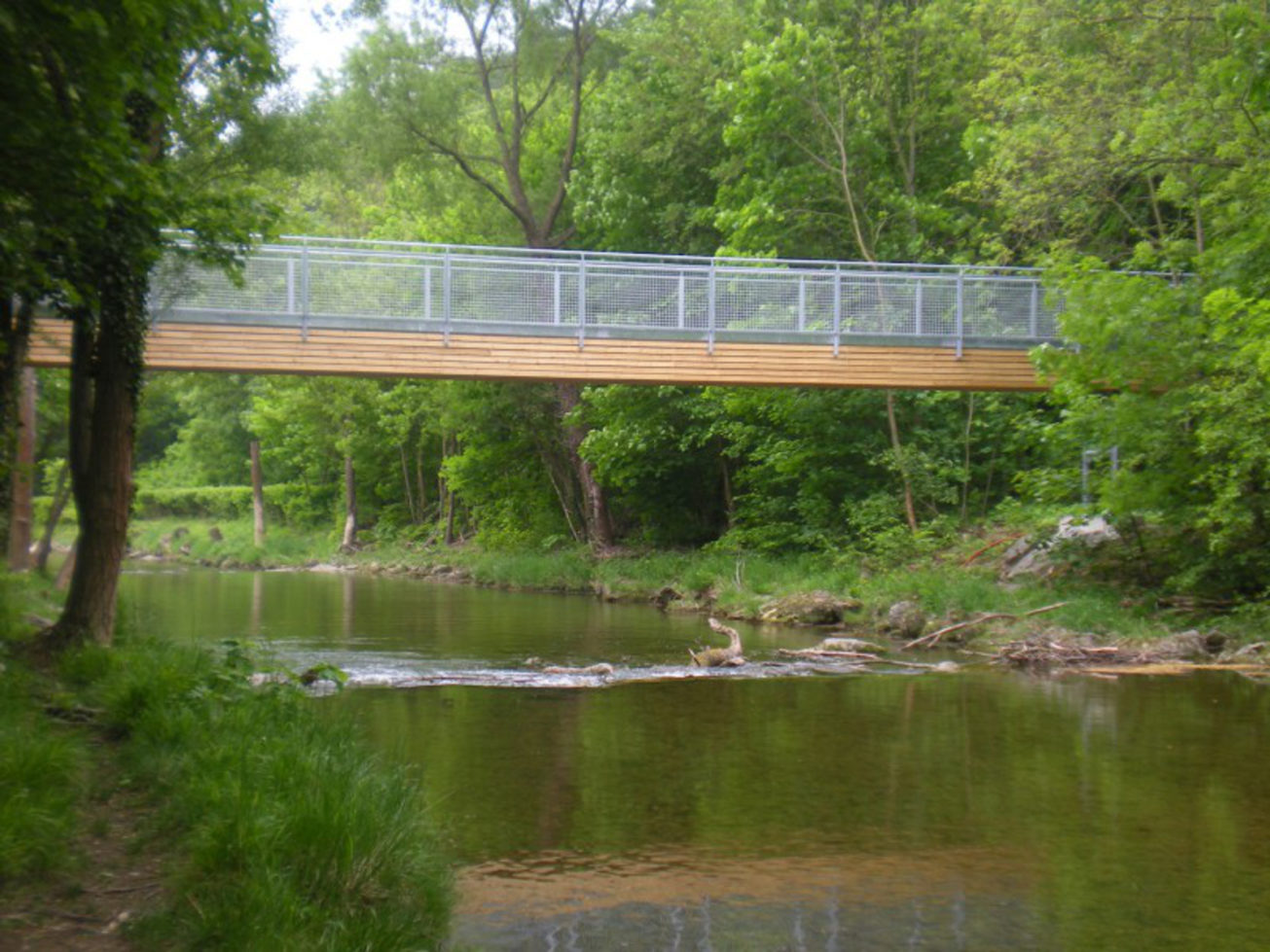 fußgängerbrücke eugenvilla